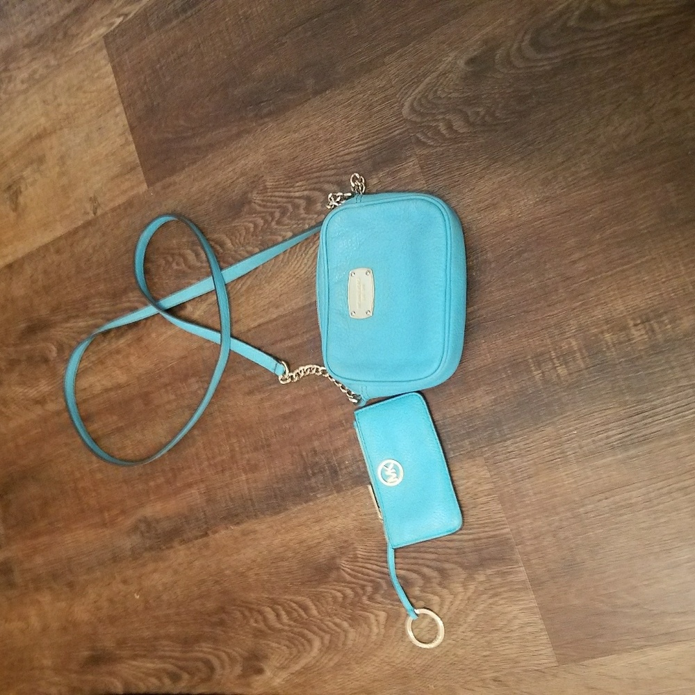 Michael Kors crossbody and coin purse